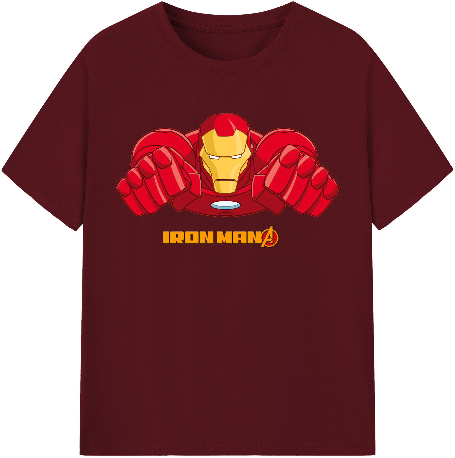 （画像用） アベンジャーズ The Avengers 綿100％半袖Tシャツ（フロントプリント）